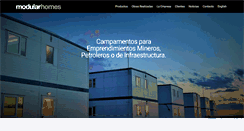 Desktop Screenshot of modularhomes.com.ar